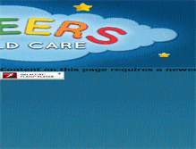 Tablet Screenshot of cheerschildcare.com